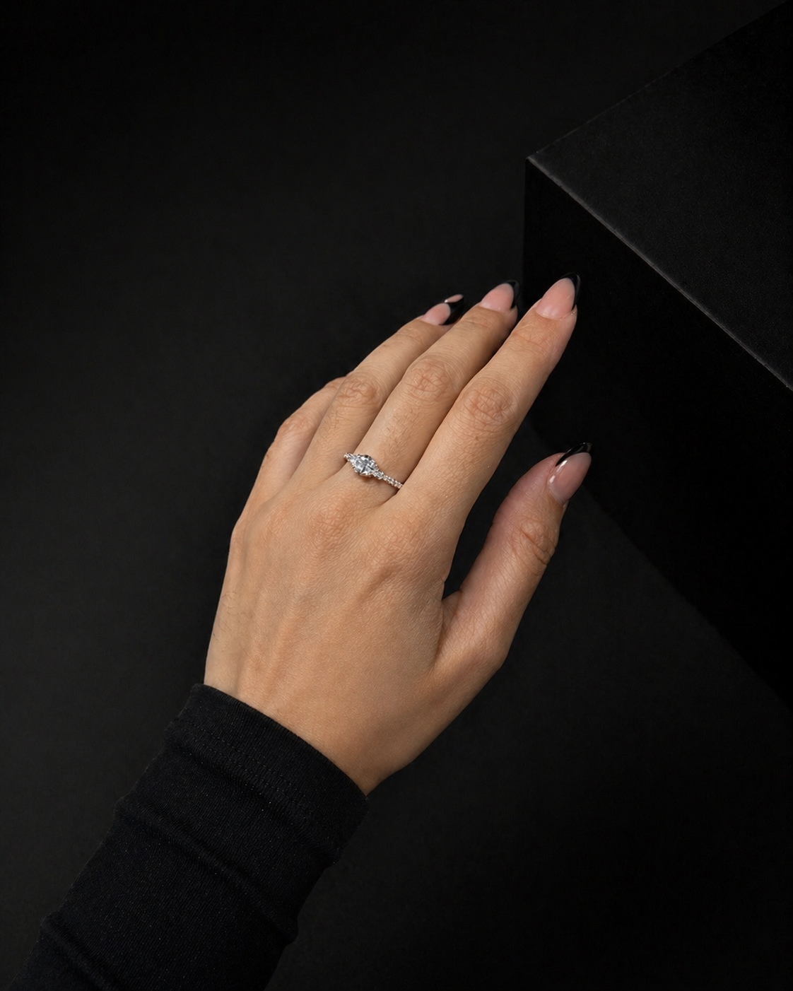 ANILLO ACERO BLANCO 2