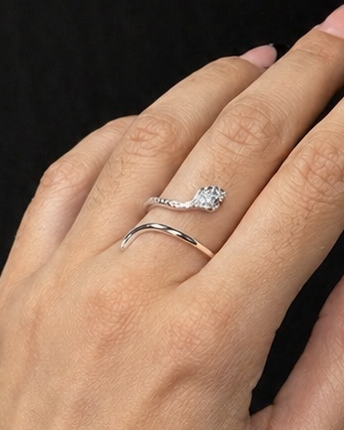 ANILLO ACERO BLANCO 1