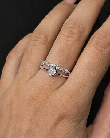 ANILLO ACERO BLANCO 13
