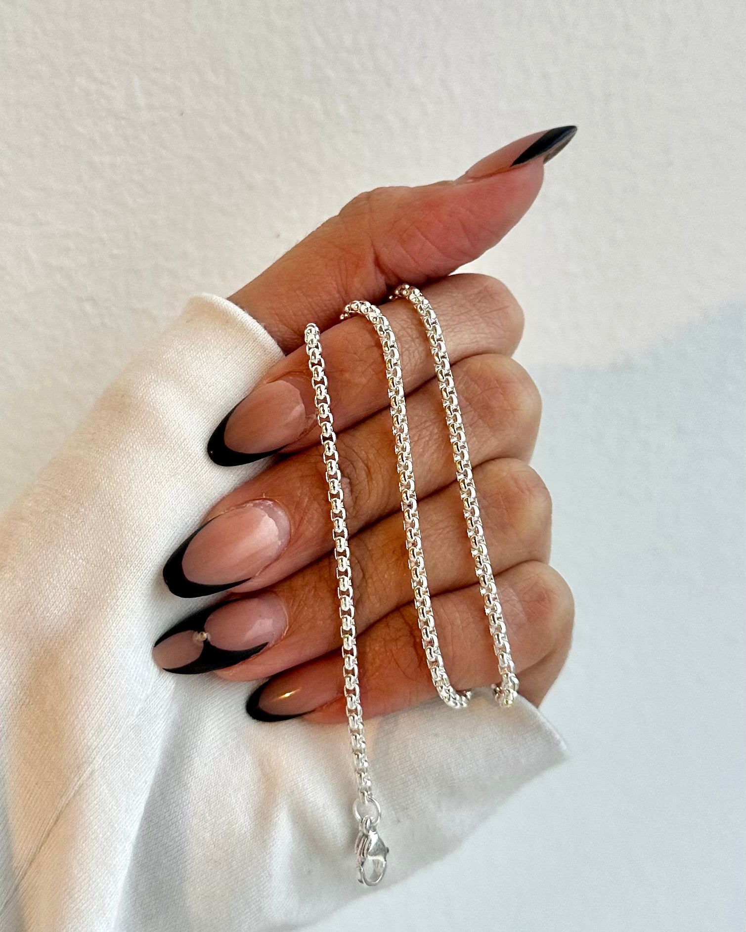 CADENA ACERO BLANCO