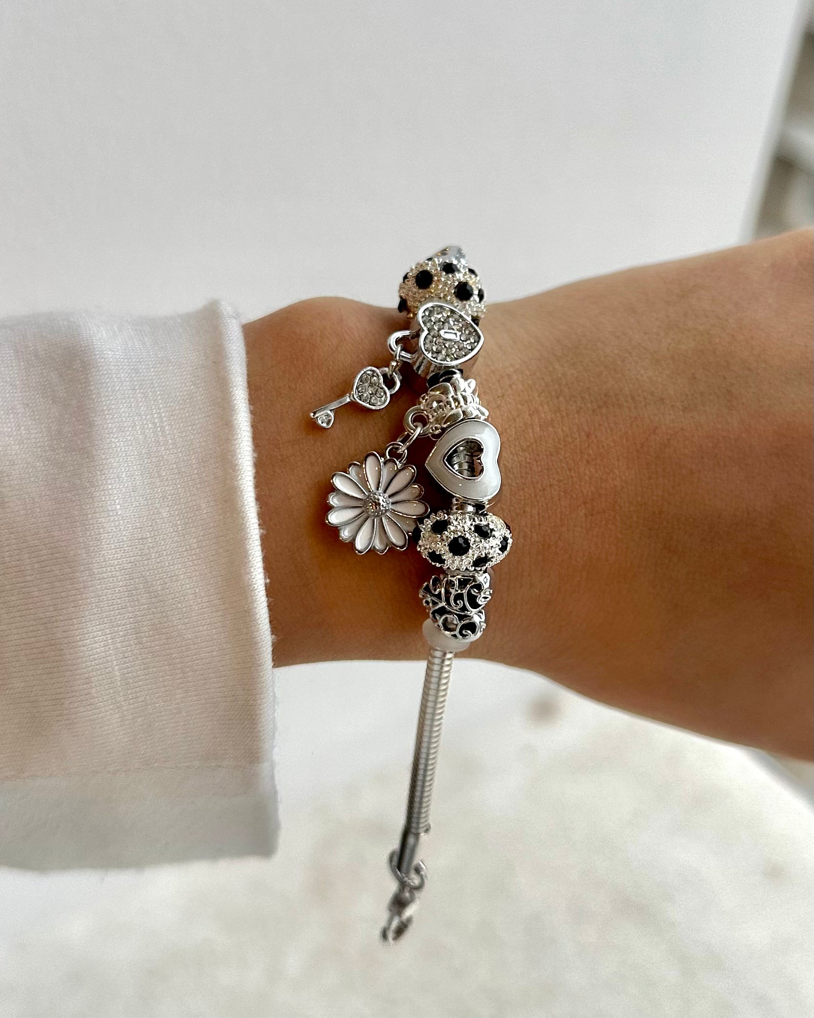 PULSERA ACERO BLANCO