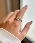 ANILLO ACERO BLANCO 10