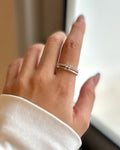 ANILLO ACERO BLANCO 12