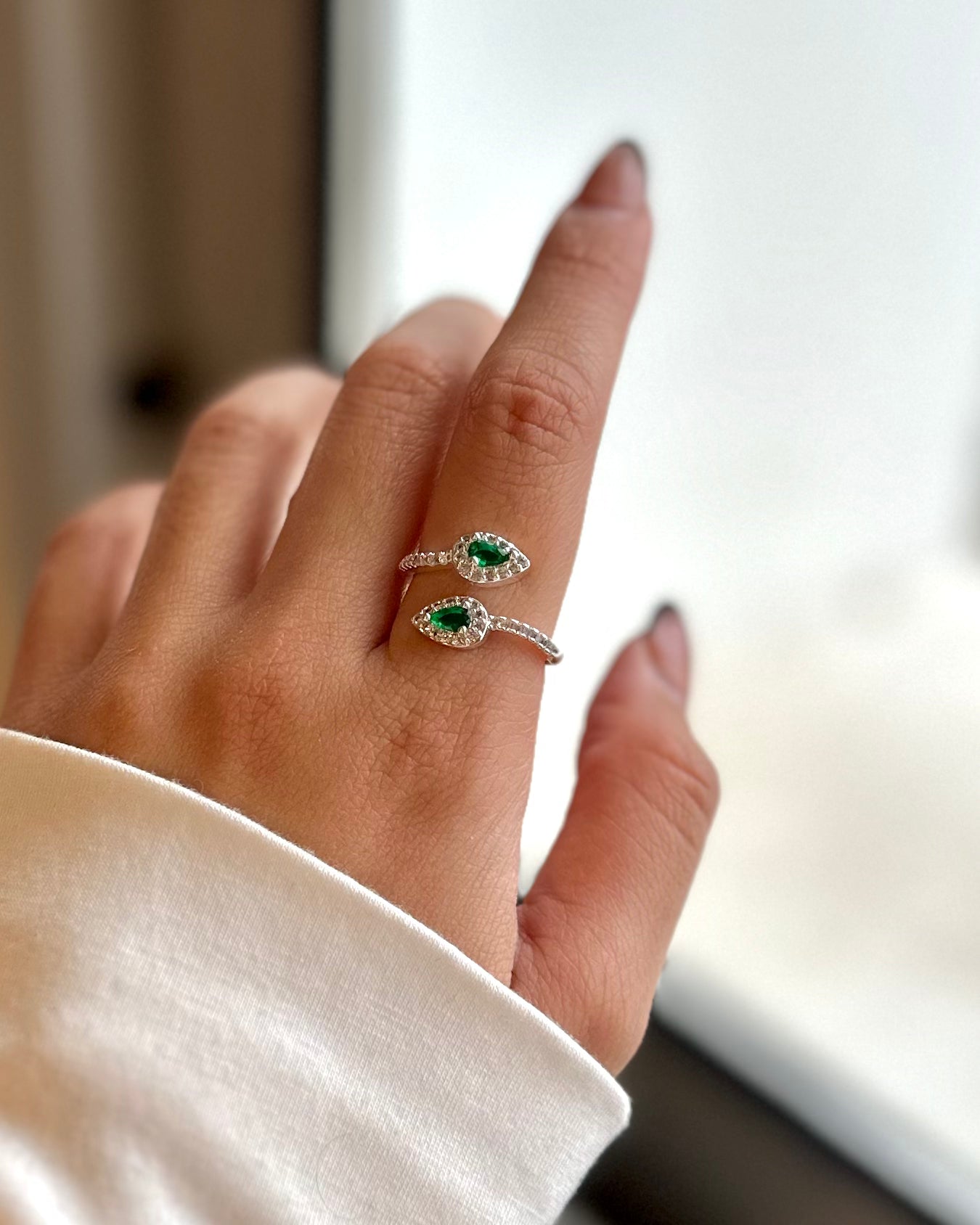 ANILLO ACERO BLANCO 11