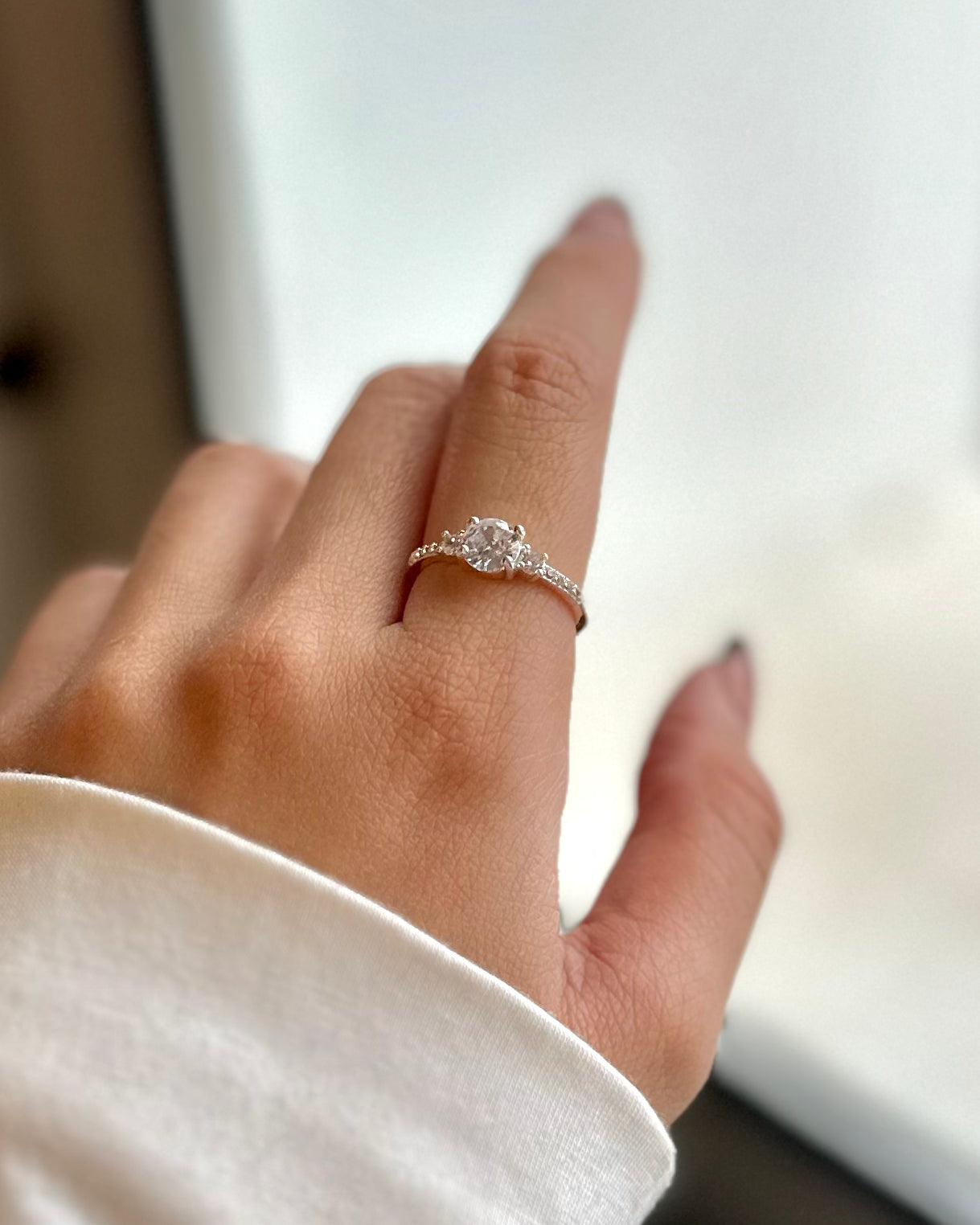 ANILLO ACERO BLANCO 2