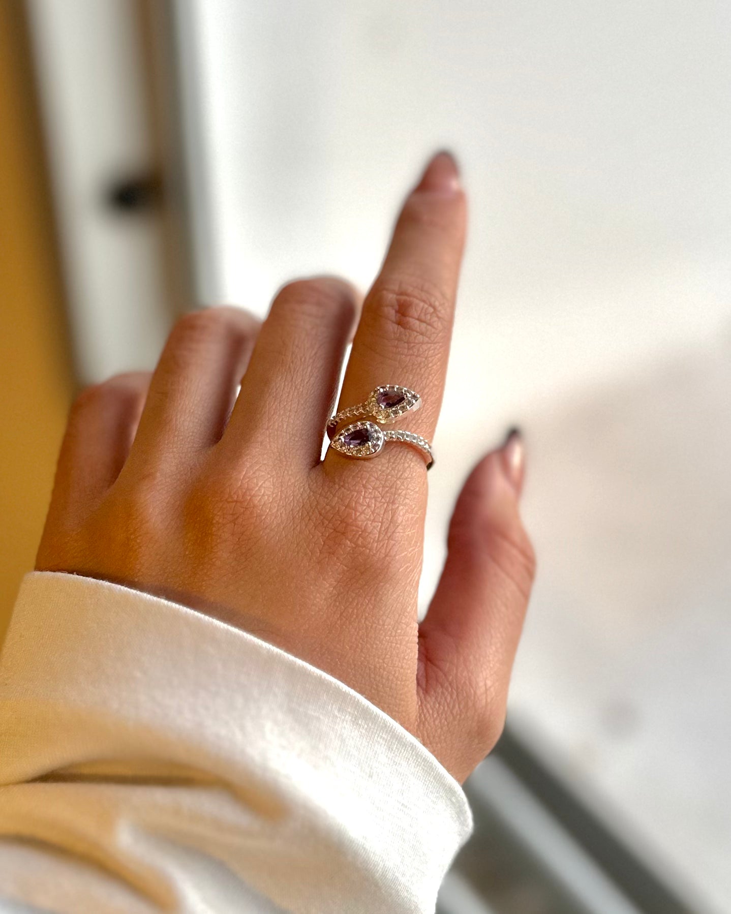 ANILLO ACERO BLANCO 4