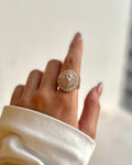 ANILLO ACERO DORADO 8