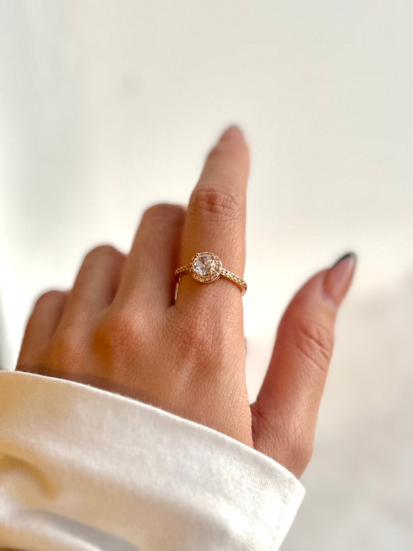 ANILLO ACERO DORADO 3
