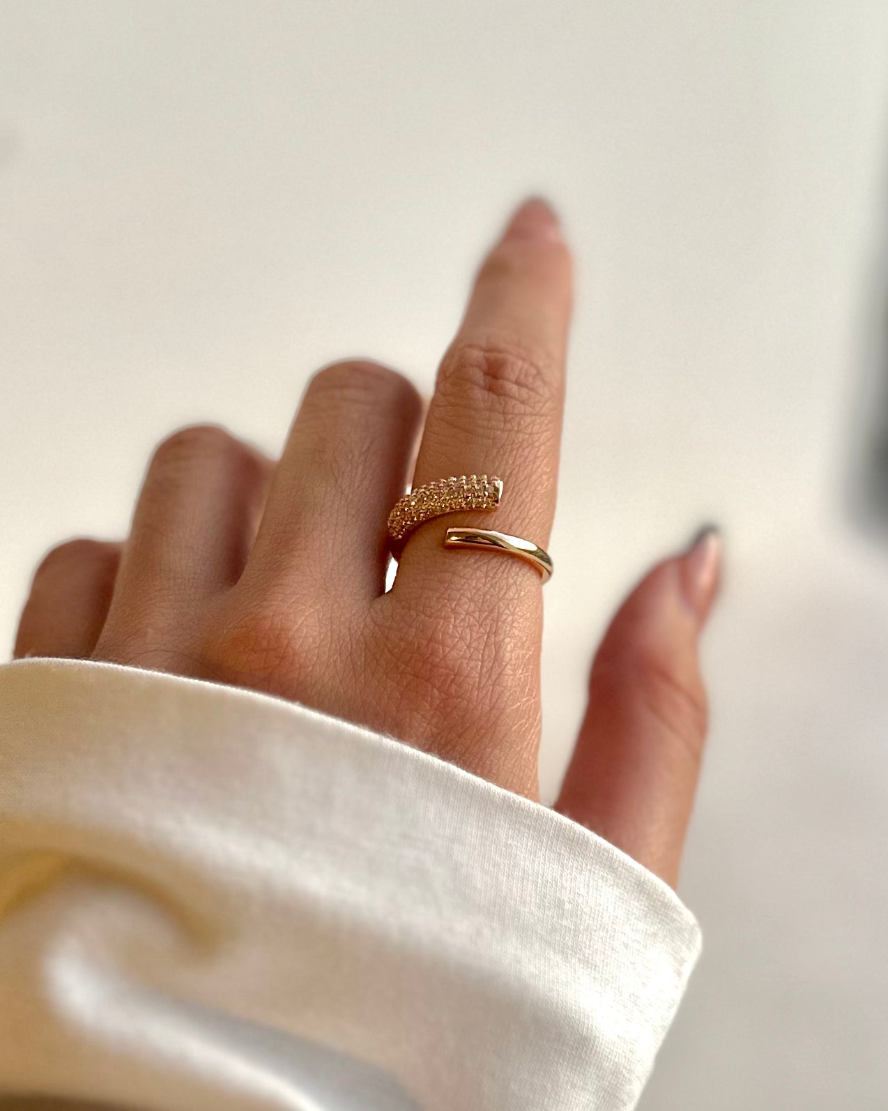 ANILLO ACERO DORADO 9