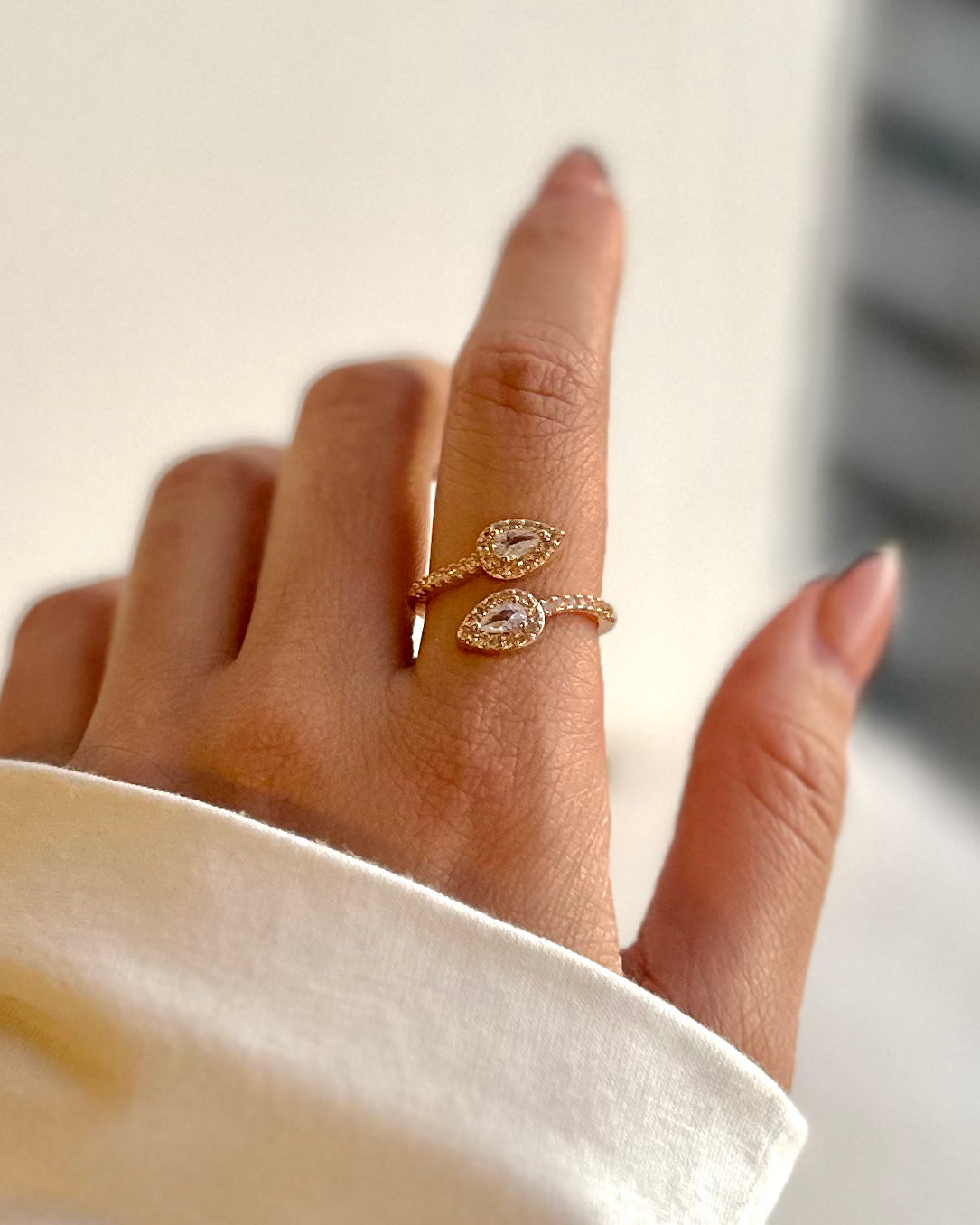 ANILLO ACERO DORADO 2