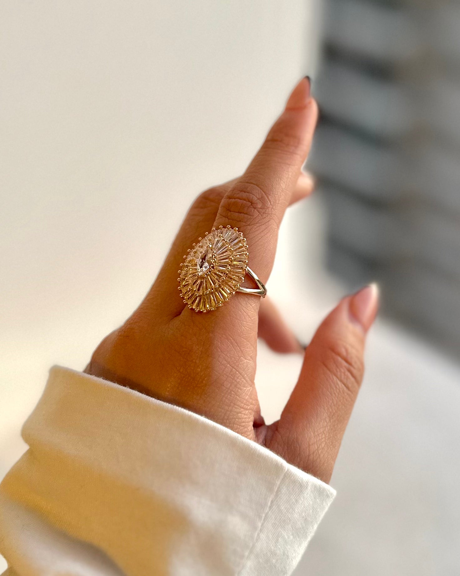 ANILLO ACERO DORADO 8