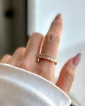 ANILLO ACERO DORADO 7