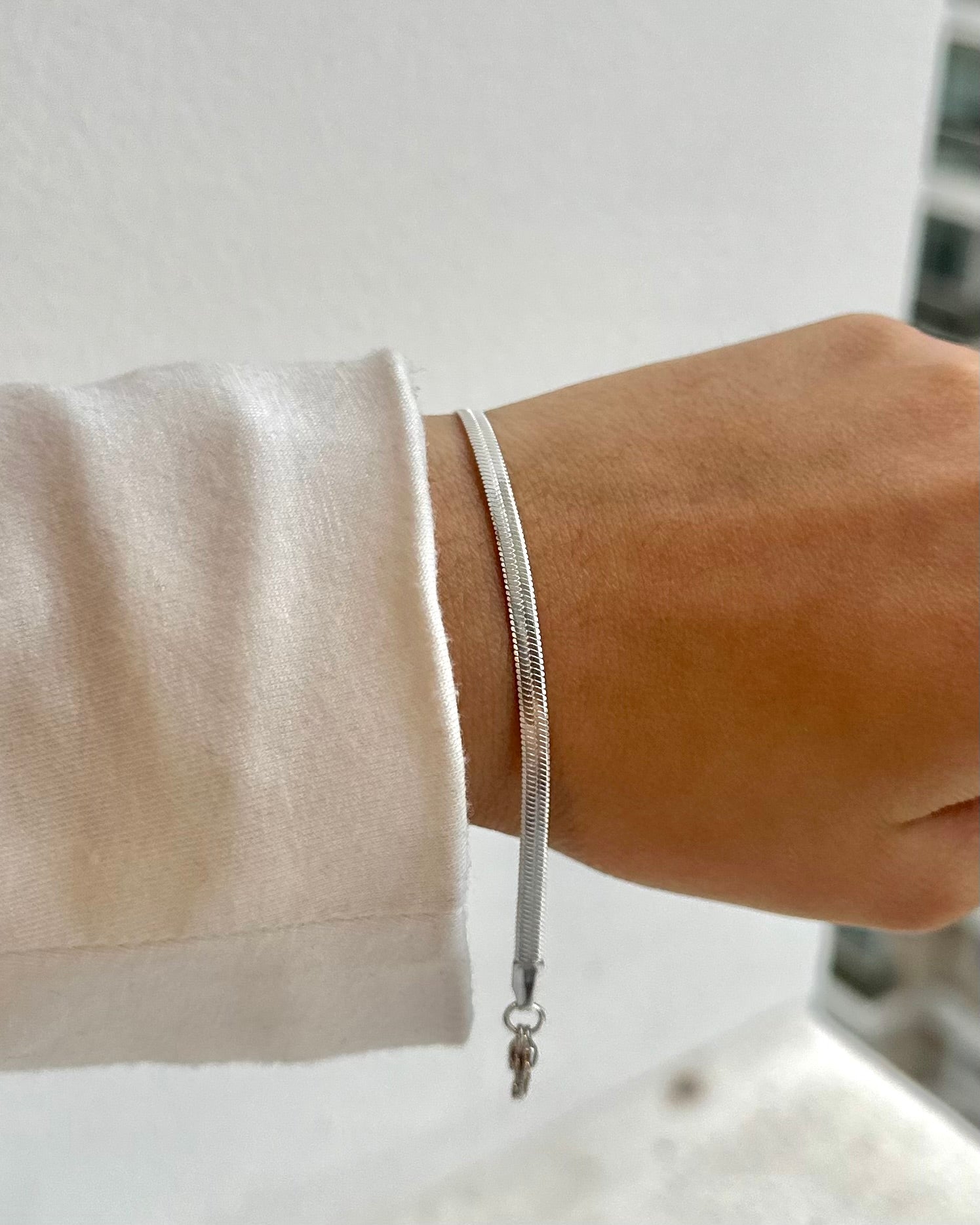 PULSERA ACERO BLANCO